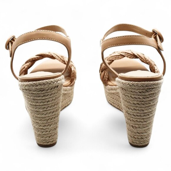 Nine West Womens Ankle Strap Warm Wedge Sandals - Picture 5 of 5